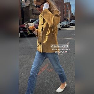 Zara Genuine Suede Barn Jacket-Sold Out in Stores